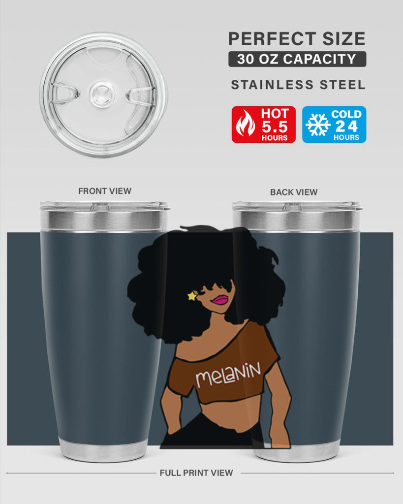 black girl melanin 18#- women-girls- Tumbler