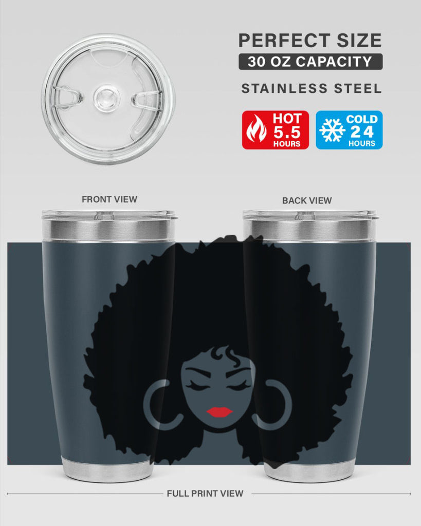 black women - queen 63#- women-girls- Tumbler