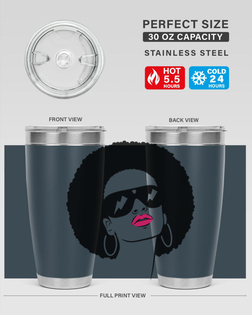 black women - queen 66#- women-girls- Tumbler