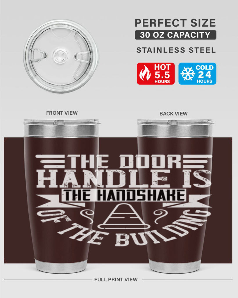 The door handle is the handshake of the building Style 14#- architect- tumbler