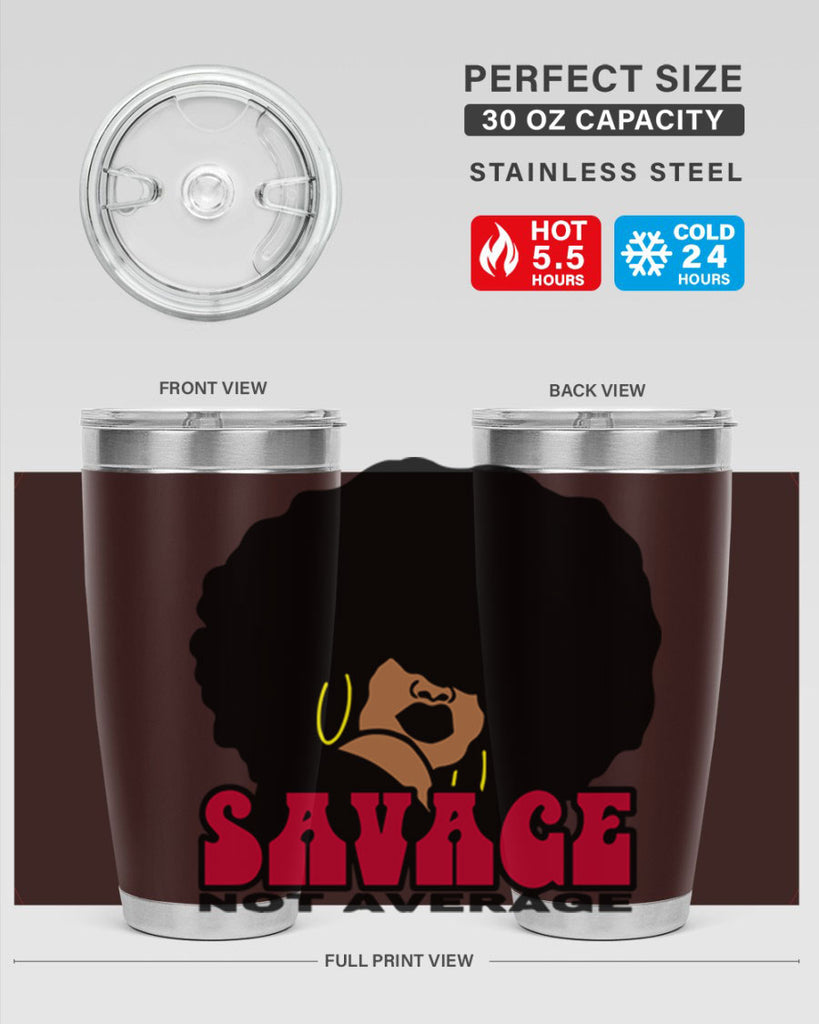 savage not average 1#- women-girls- Tumbler