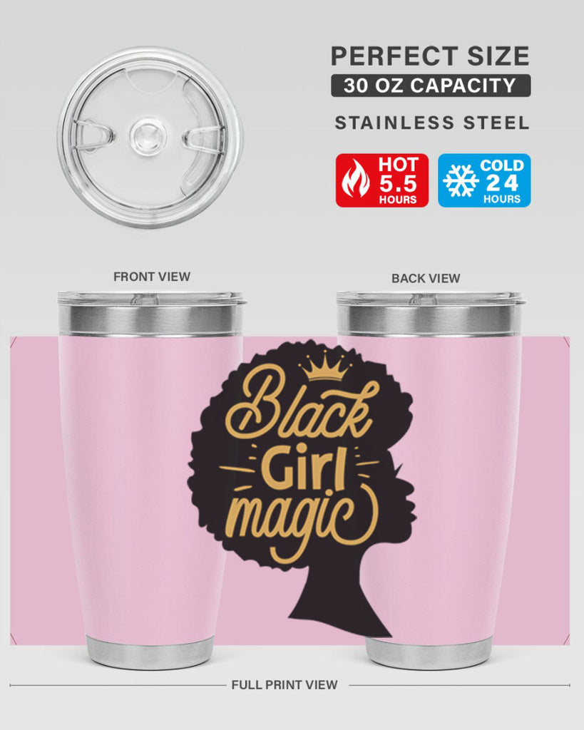Black Girl magic copy Style 60#- women-girls- Tumbler