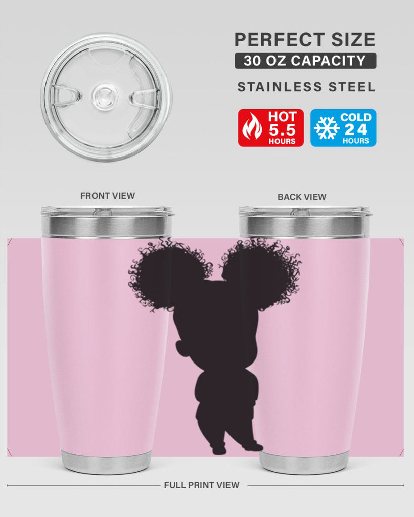 Black girl style 8#- women-girls- Tumbler