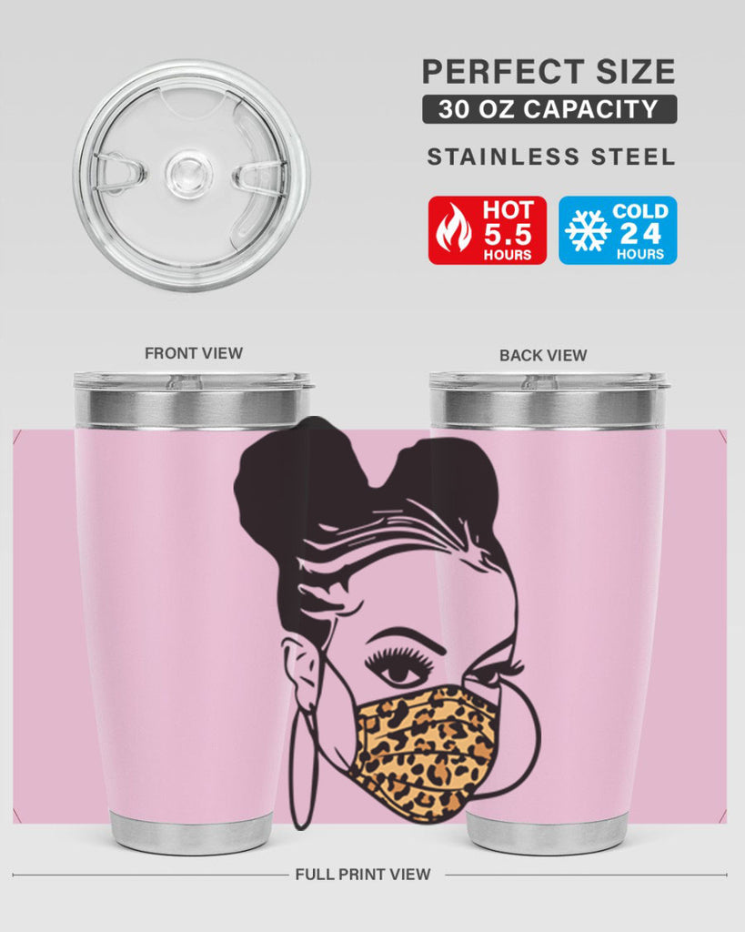 black nurse 4#- women-girls- Tumbler