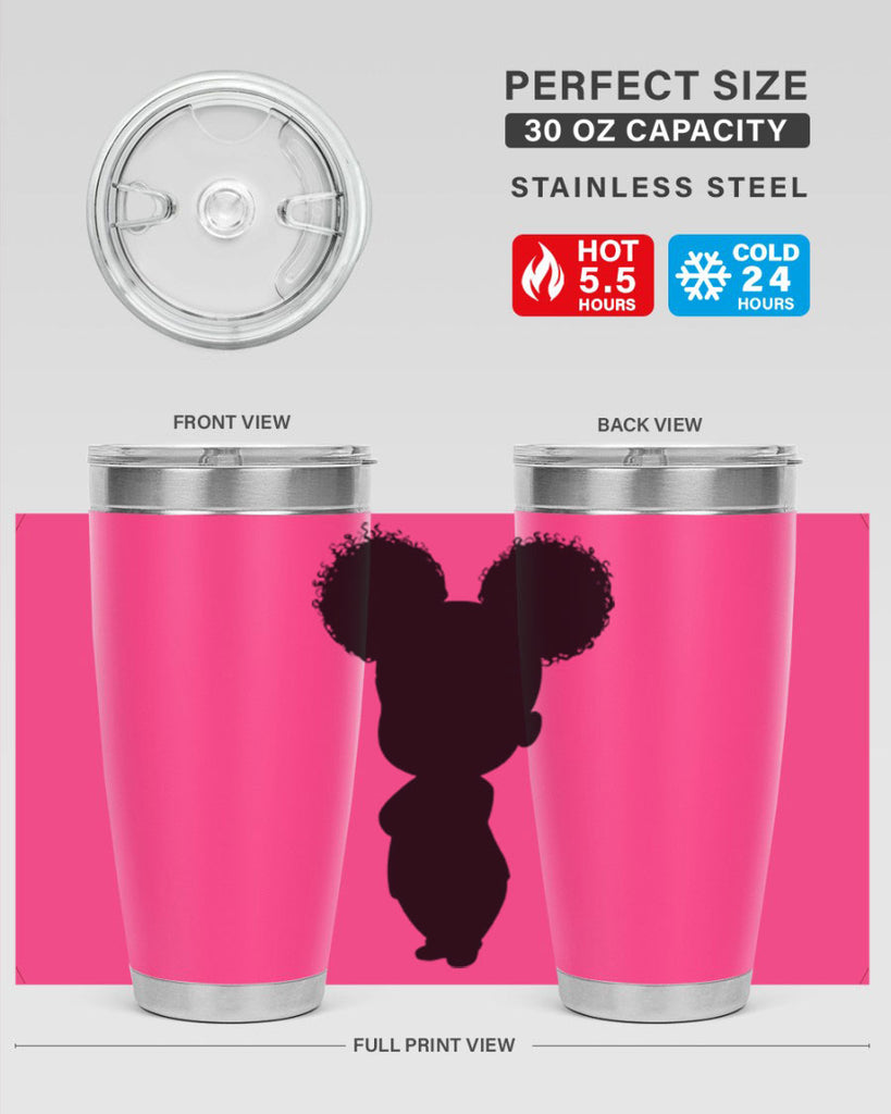 Black girl style 6#- women-girls- Tumbler