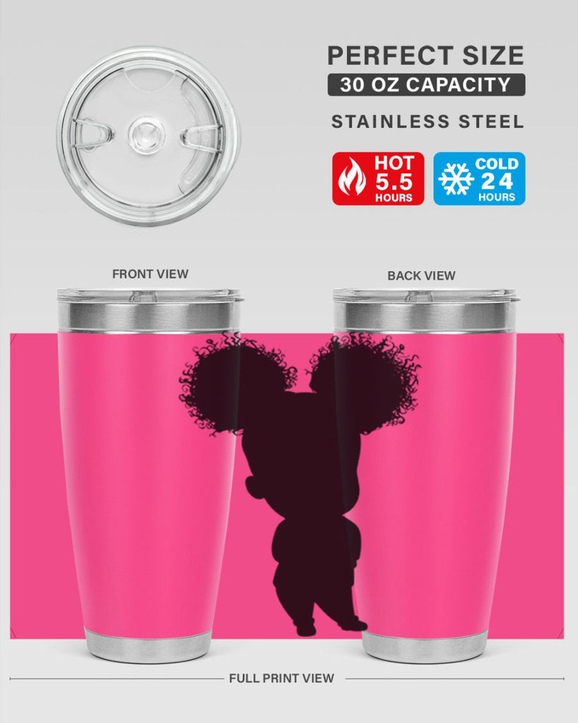 Black girl style 8#- women-girls- Tumbler