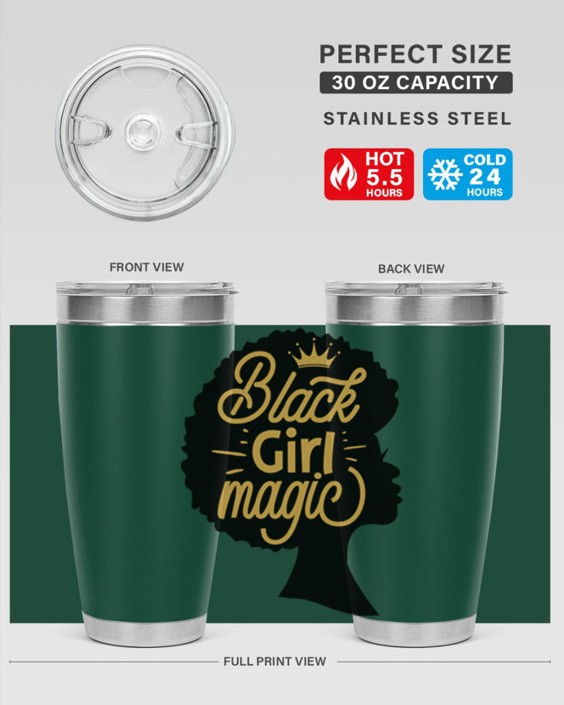 Black Girl magic copy Style 60#- women-girls- Tumbler