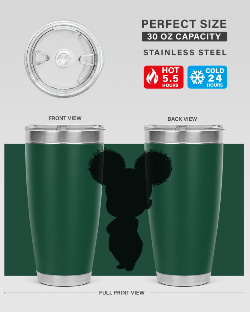 Black girl style 6#- women-girls- Tumbler