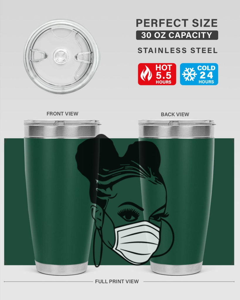 black nurse 6#- women-girls- Tumbler