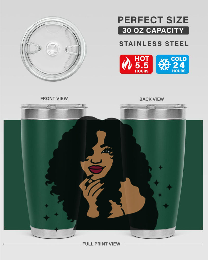 black women - queen 55#- women-girls- Tumbler