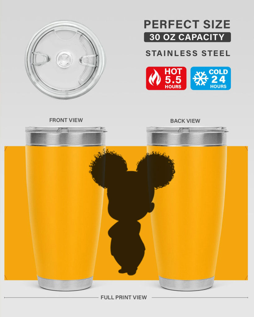 Black girl style 6#- women-girls- Tumbler