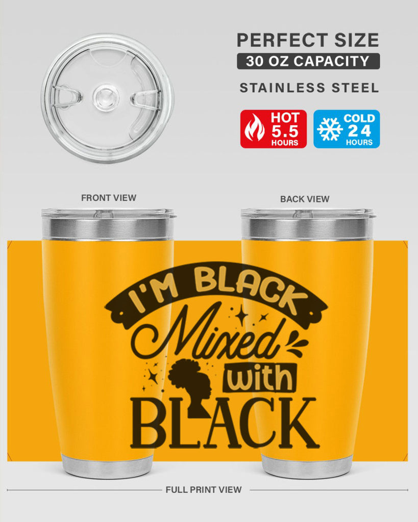Im black mixed with black Style 30#- women-girls- Tumbler