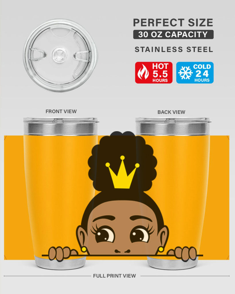 afro puff crown girl 2#- women-girls- Tumbler