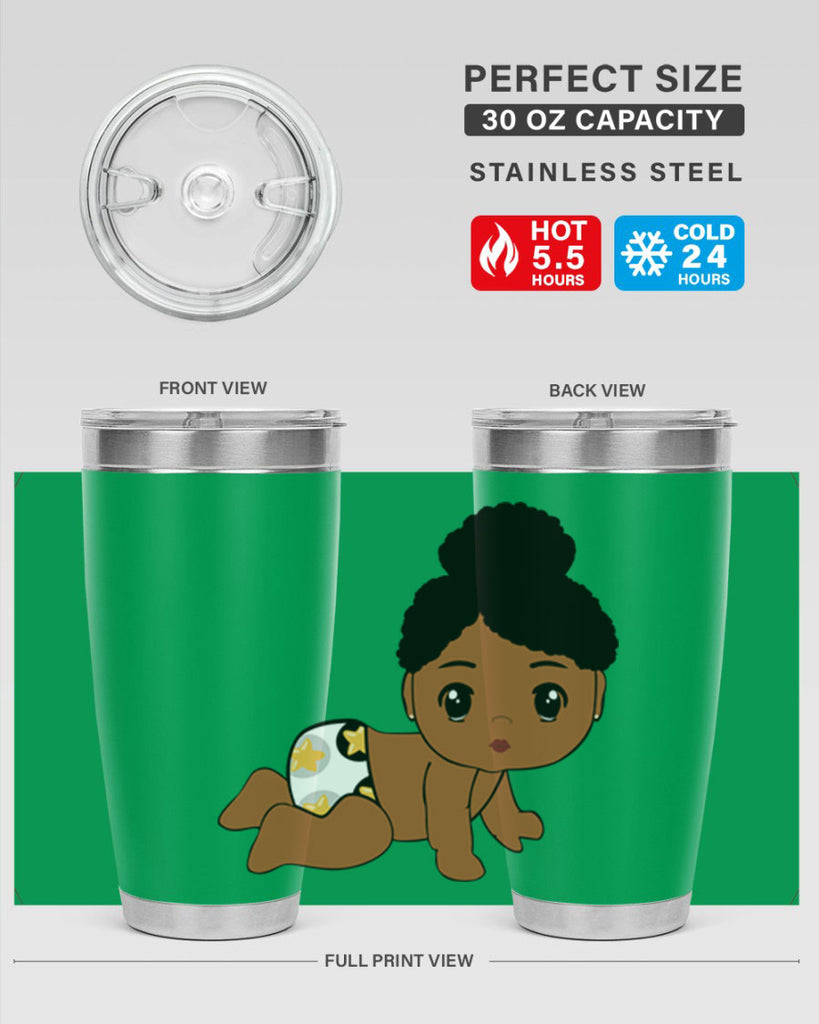 Black baby style 6#- women-girls- Tumbler