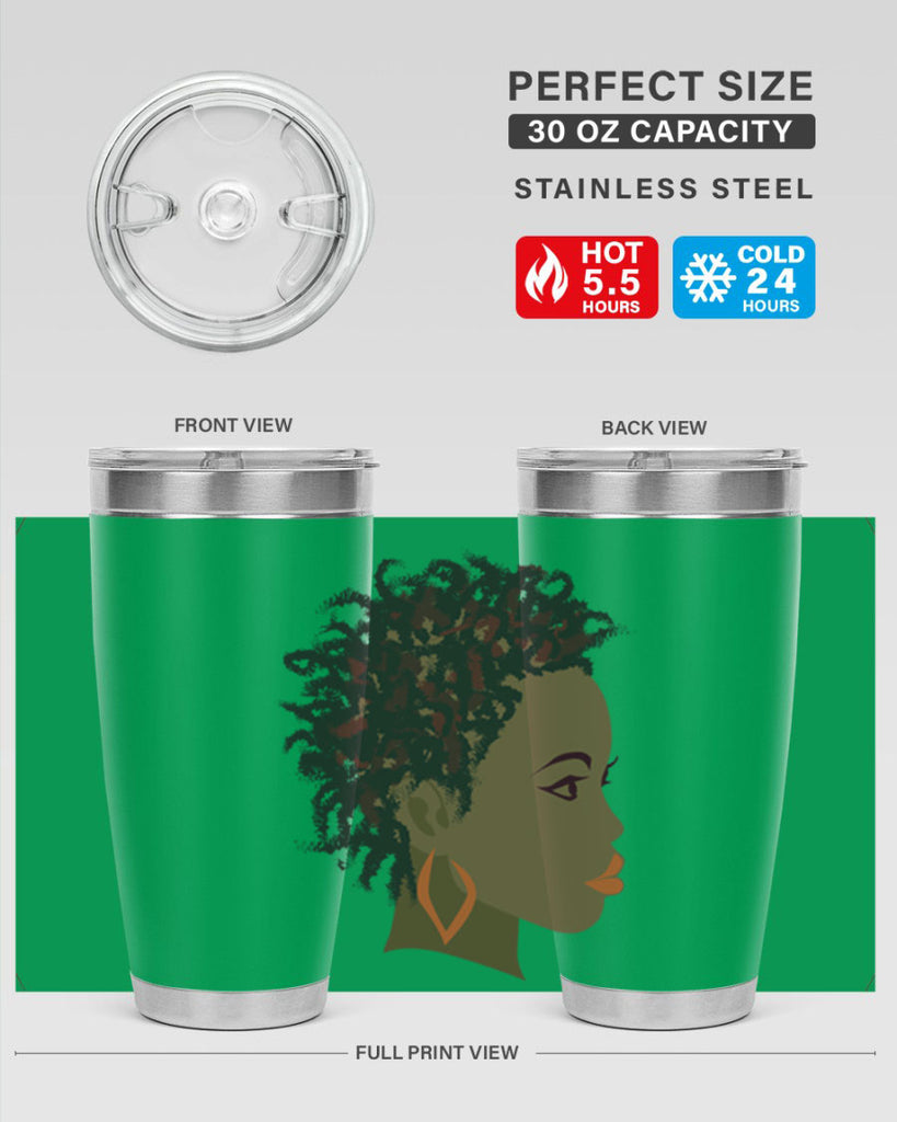 african girl 90#- women-girls- Tumbler