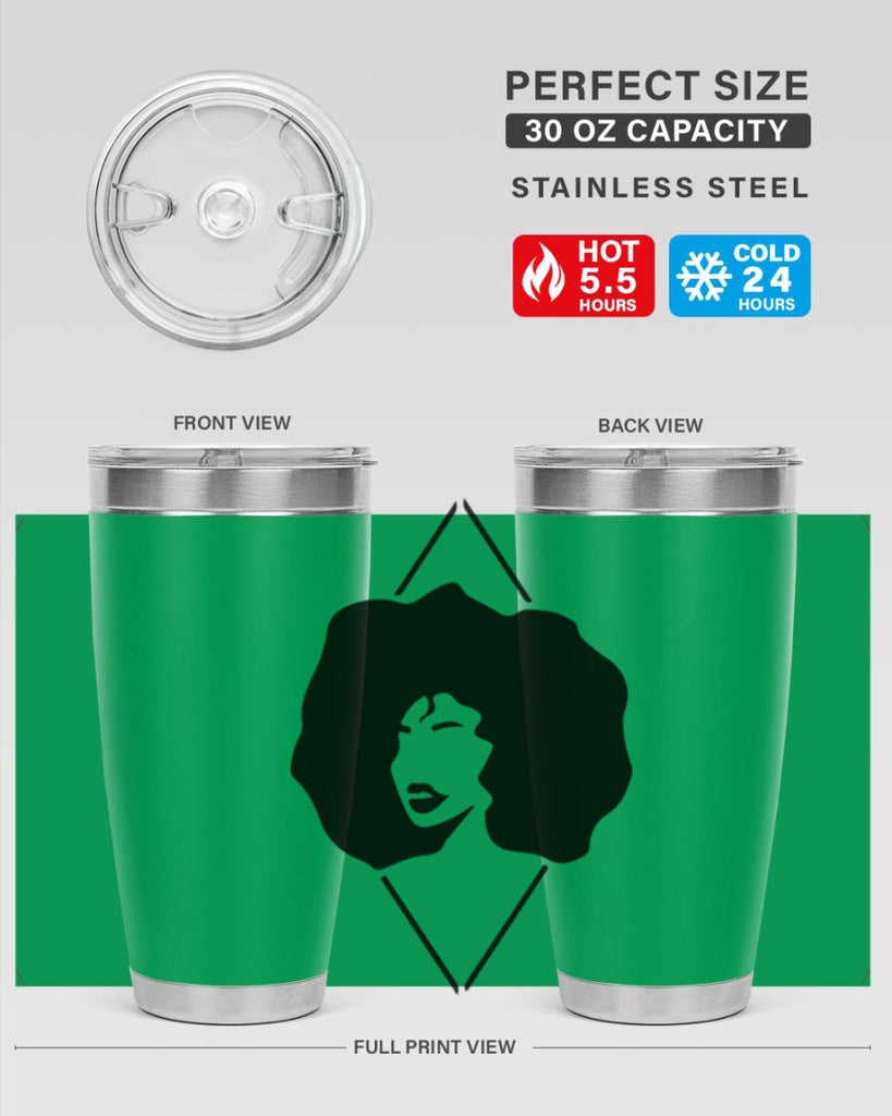 black women - queen 25#- women-girls- Tumbler