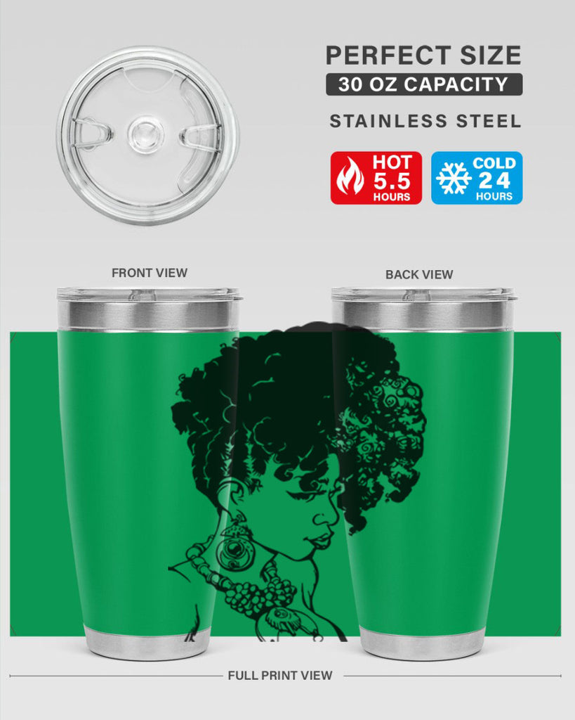 black women - queen 40#- women-girls- Tumbler