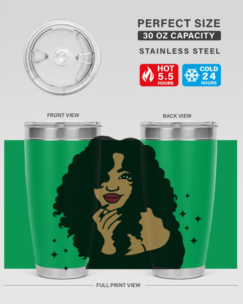 black women - queen 55#- women-girls- Tumbler