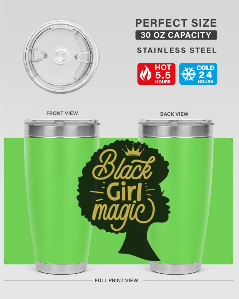 Black Girl magic copy Style 60#- women-girls- Tumbler