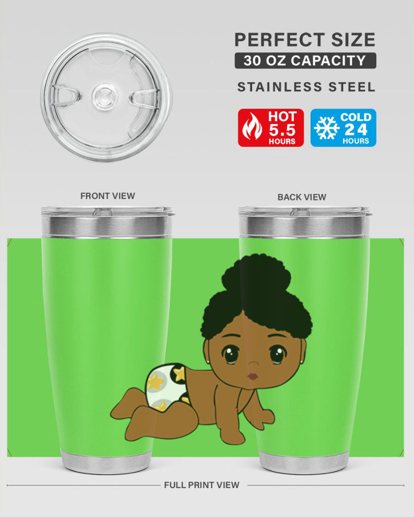 Black baby style 6#- women-girls- Tumbler