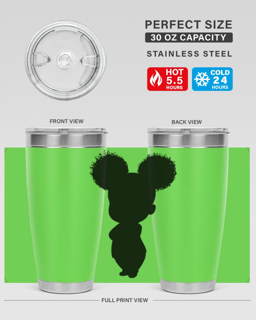 Black girl style 6#- women-girls- Tumbler