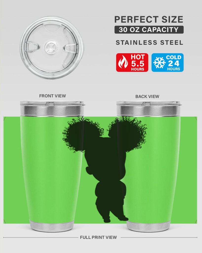 Black girl style 8#- women-girls- Tumbler