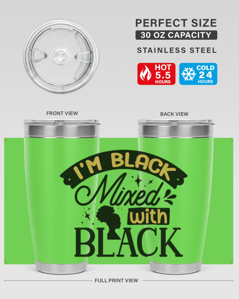 Im black mixed with black Style 30#- women-girls- Tumbler