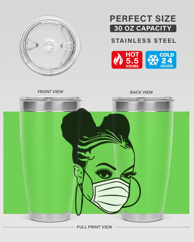 black nurse 6#- women-girls- Tumbler