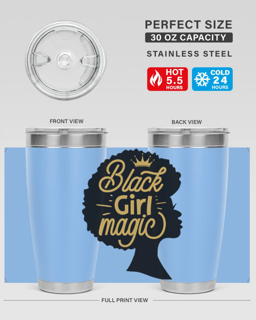 Black Girl magic copy Style 60#- women-girls- Tumbler