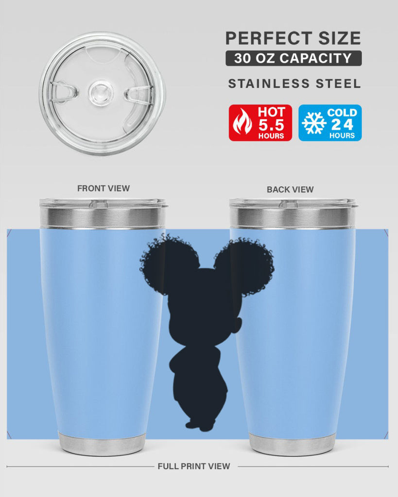 Black girl style 6#- women-girls- Tumbler