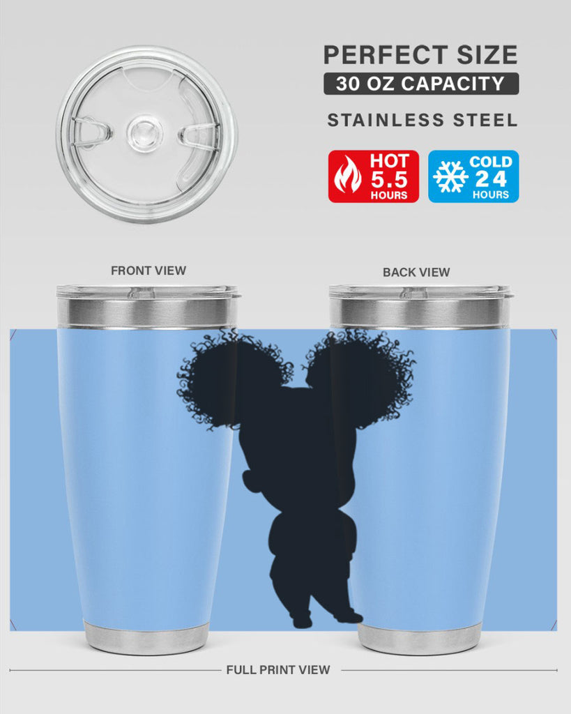 Black girl style 8#- women-girls- Tumbler