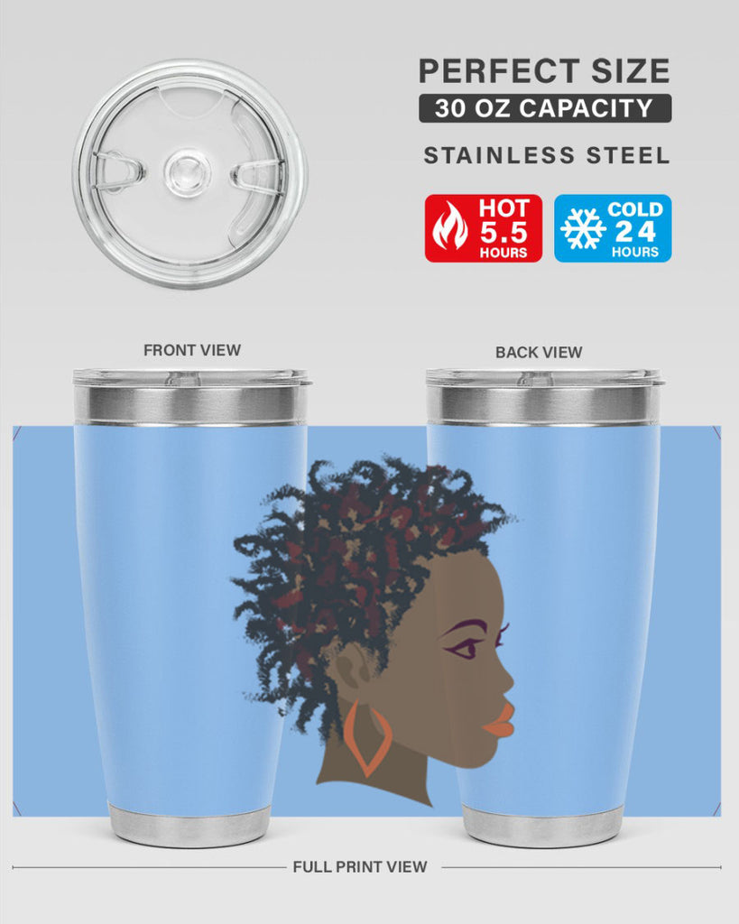 african girl 90#- women-girls- Tumbler