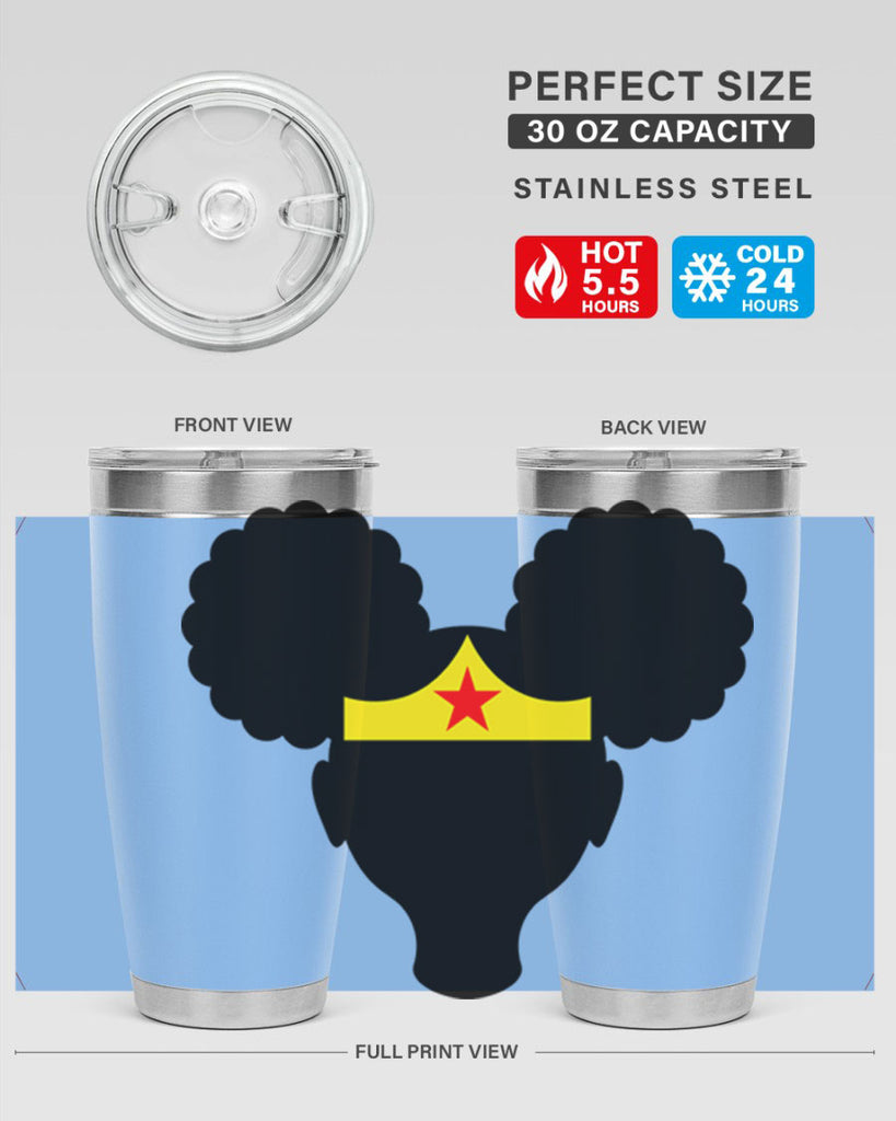 afro puffs girl wonder woman 78#- women-girls- Tumbler