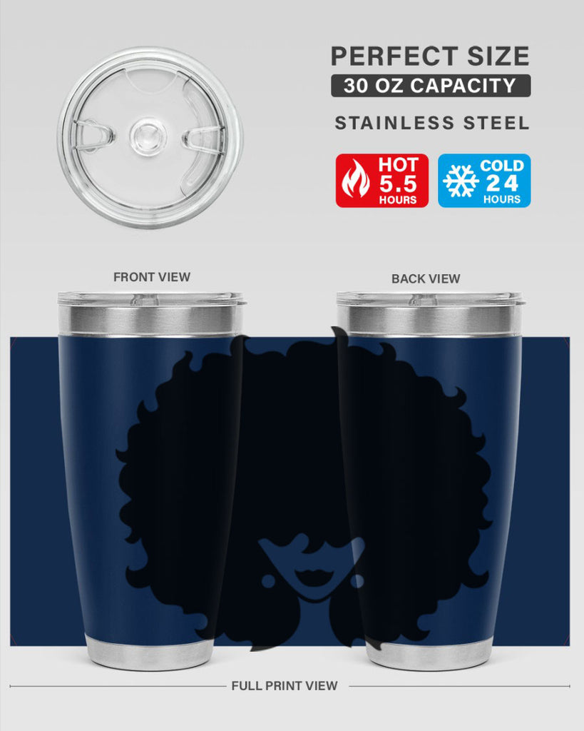 afro woman 69#- women-girls- Tumbler