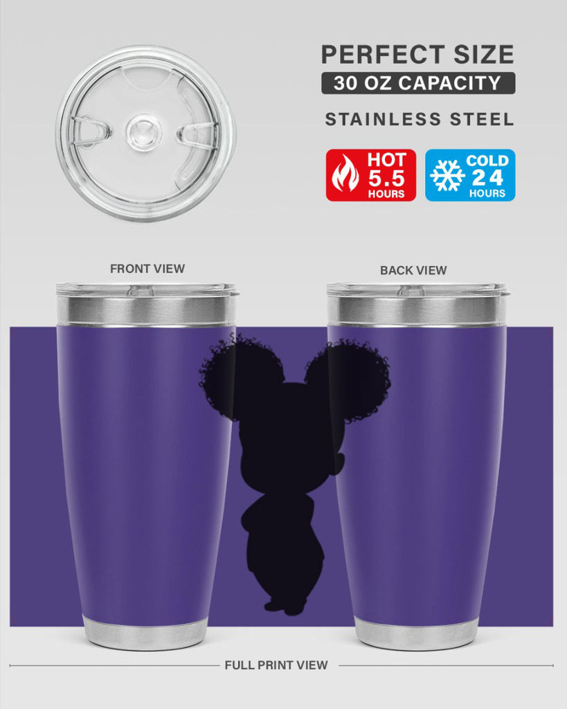 Black girl style 6#- women-girls- Tumbler