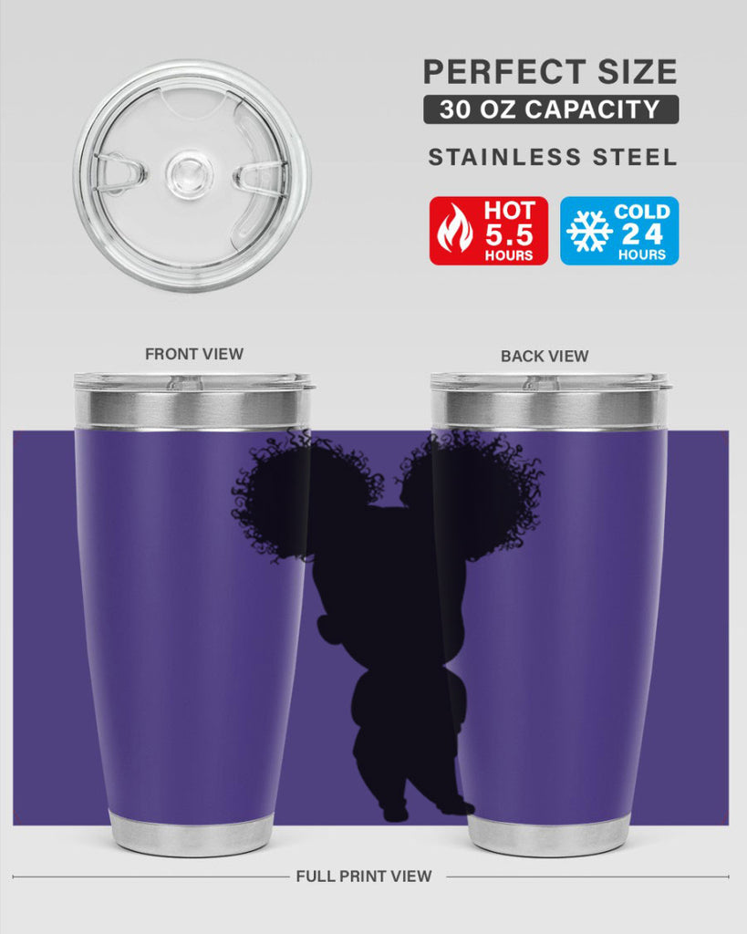 Black girl style 8#- women-girls- Tumbler