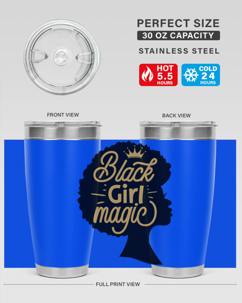 Black Girl magic copy Style 60#- women-girls- Tumbler