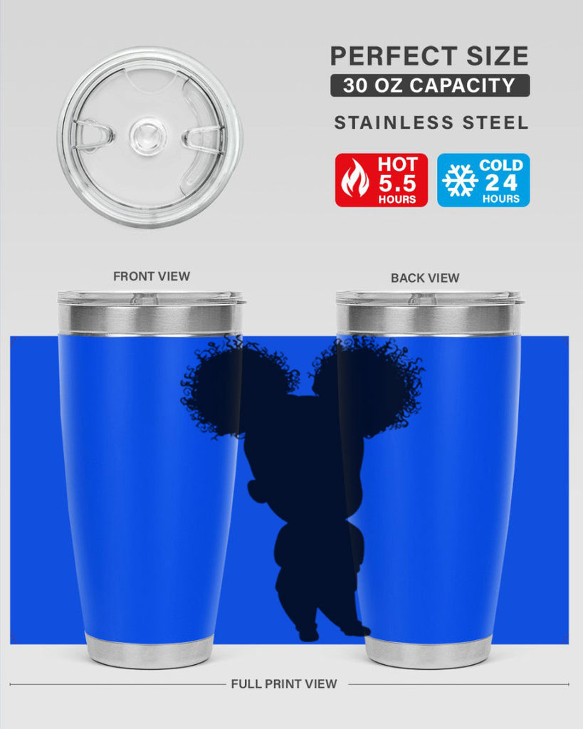 Black girl style 8#- women-girls- Tumbler