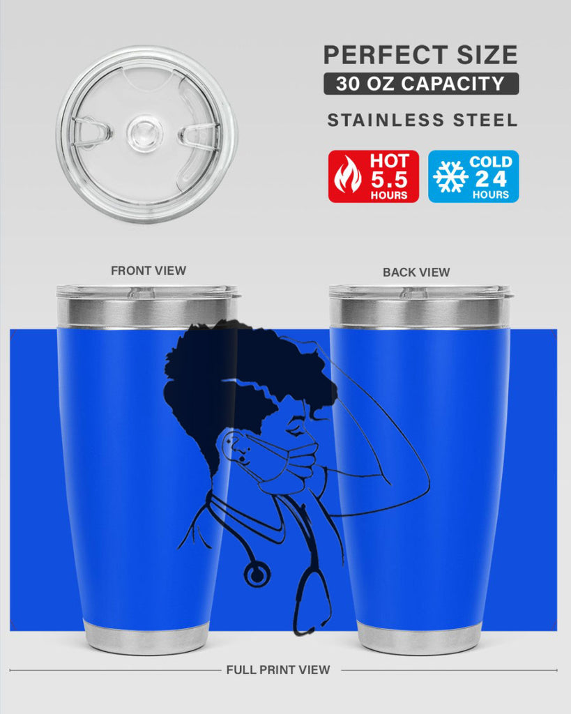 black nurse 3#- women-girls- Tumbler