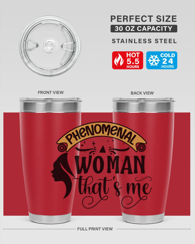 Phenomenal woman thats me Style 15#- women-girls- Tumbler