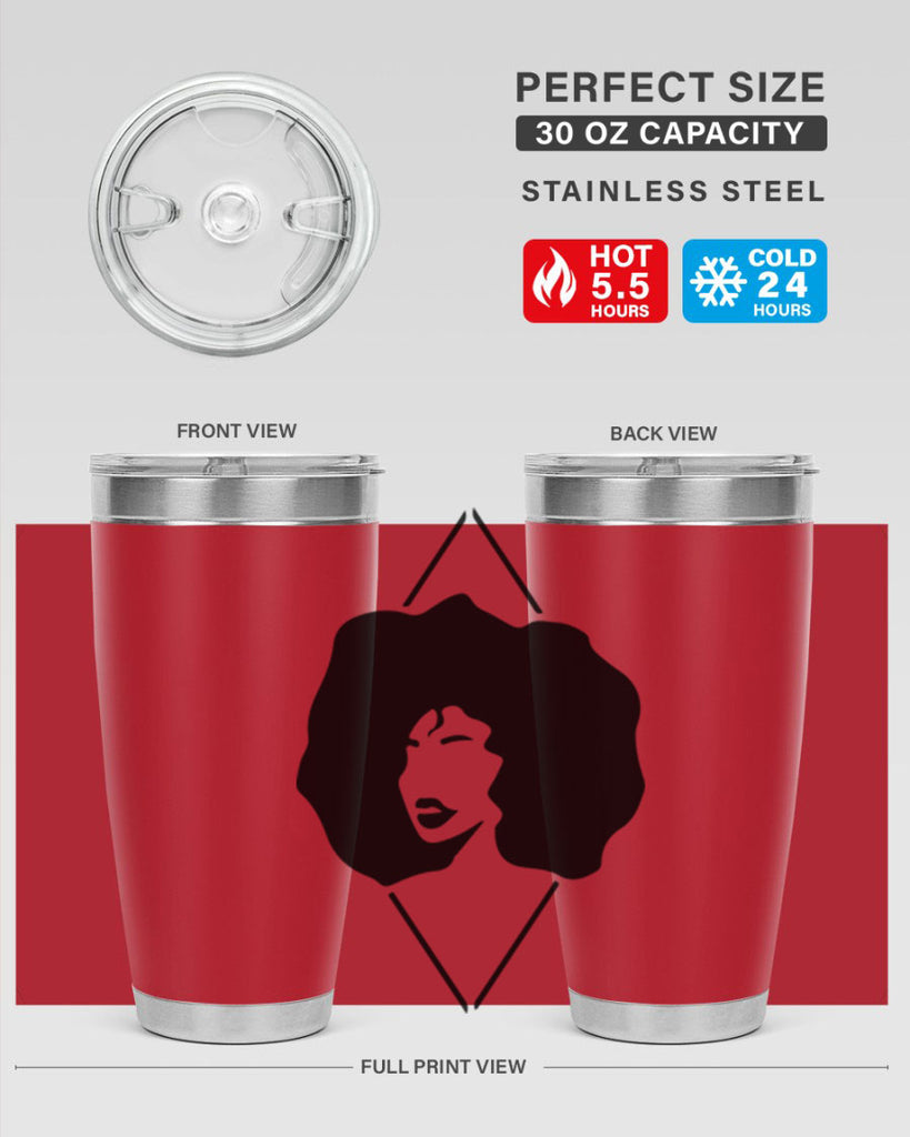 black women - queen 25#- women-girls- Tumbler