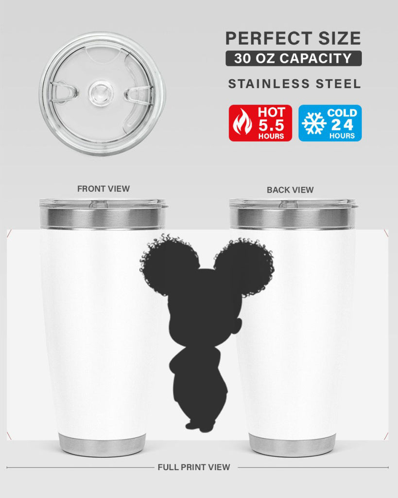 Black girl style 6#- women-girls- Tumbler