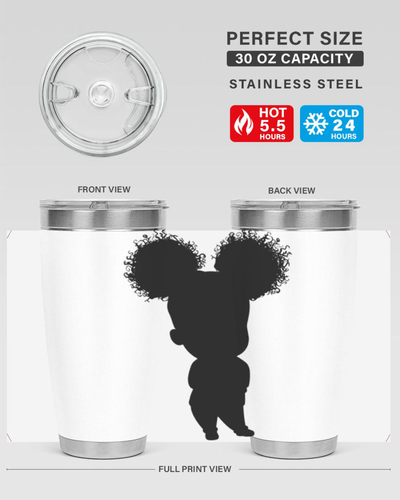 Black girl style 8#- women-girls- Tumbler