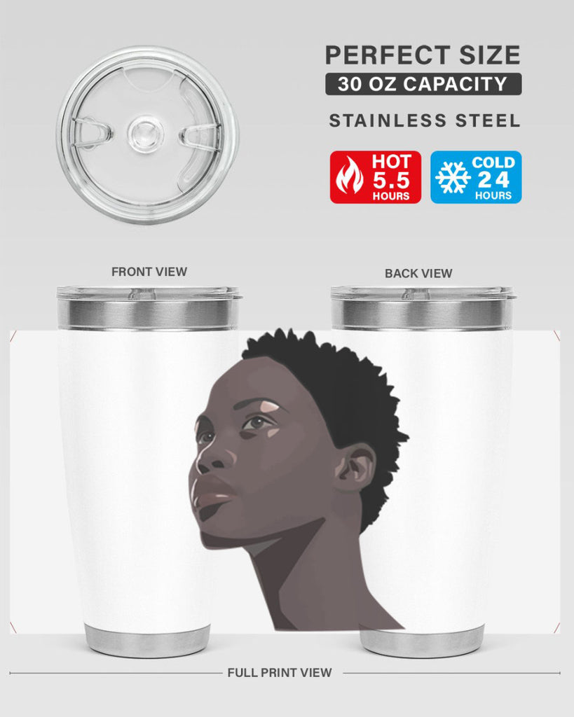 african woman portrait 88#- women-girls- Tumbler