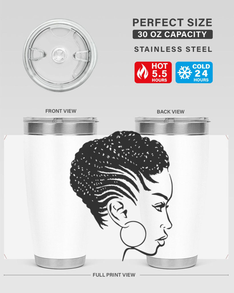 black women - queen 20#- women-girls- Tumbler