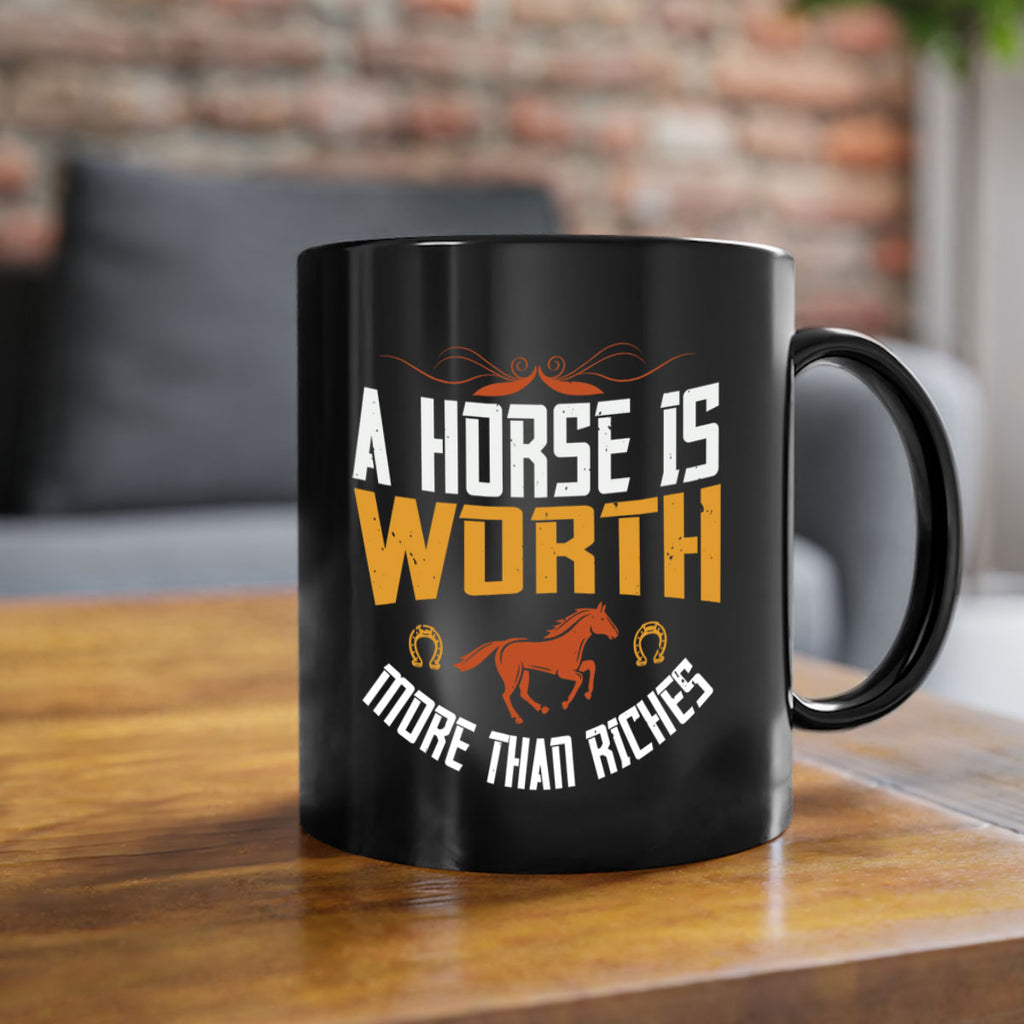 A horse is worth more than riches Style 45#- horse-Mug / Coffee Cup