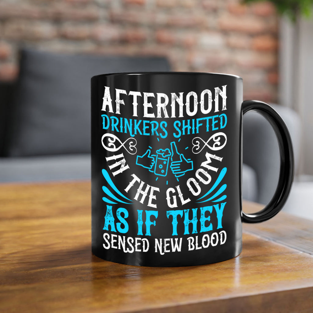 Afternoon drinkers shifted in the gloom as if they sensed new blood Style 28#- Dog-Mug / Coffee Cup
