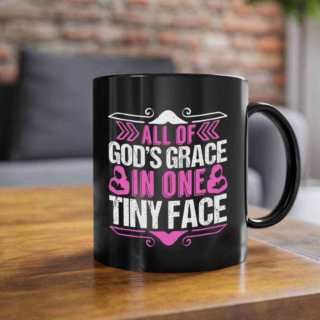 All of Gods Grace in one tiny Face Style 154#- baby2-Mug / Coffee Cup