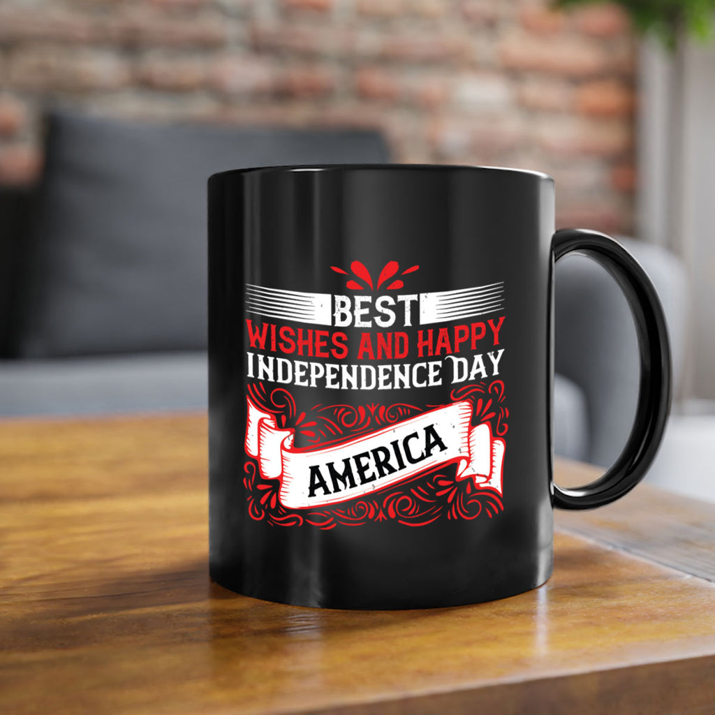 Best wishes and happy Independence Day america Style 86#- 4th Of July-Mug / Coffee Cup