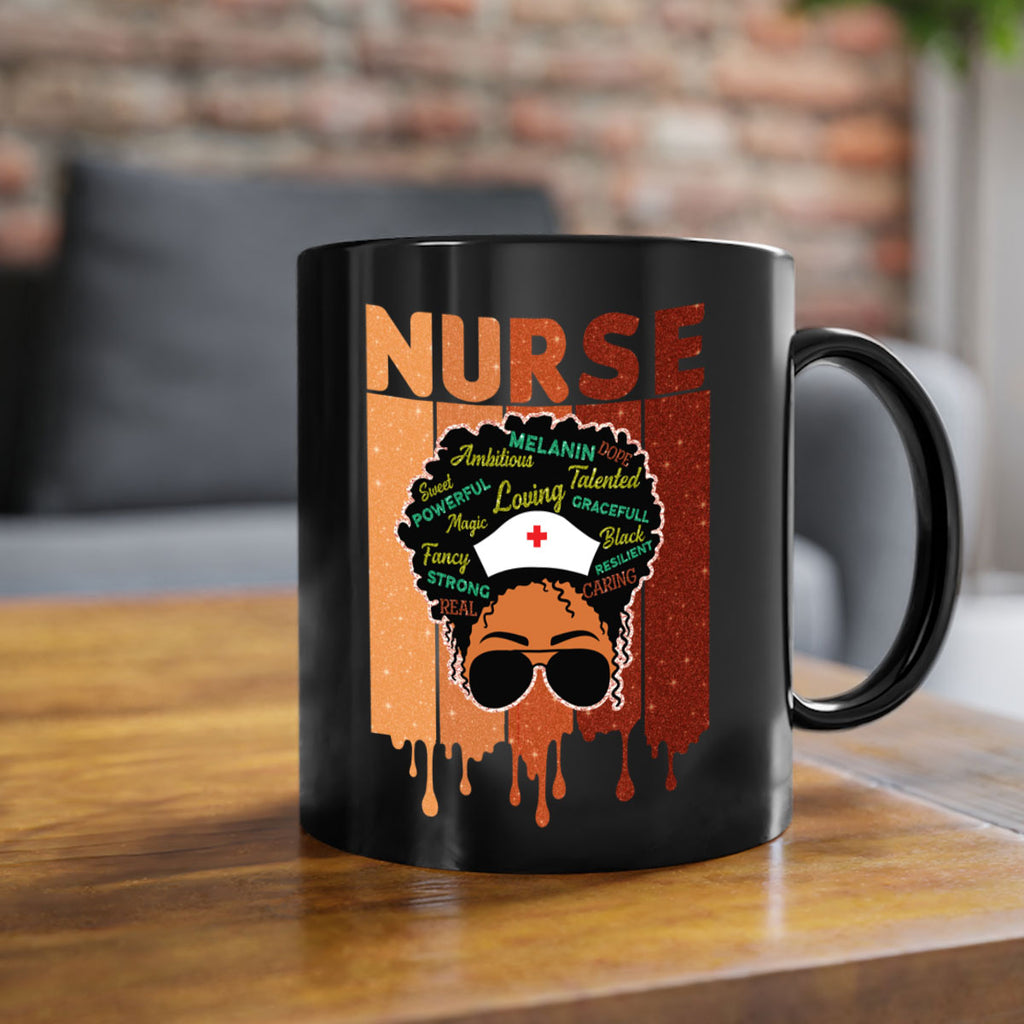 Black Nurse African Melanin Juneteenth 22#- juneteenth-Mug / Coffee Cup